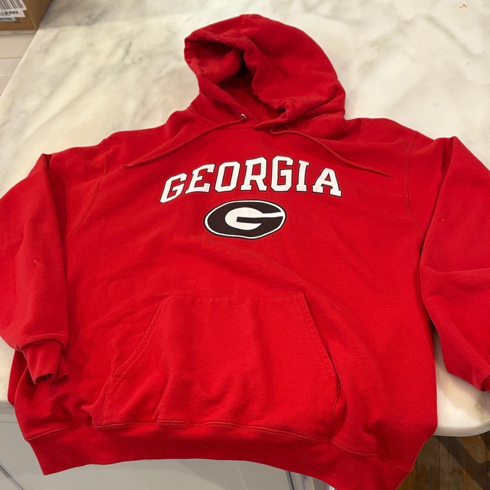 Champion Red Georgia Hoodie Sweater